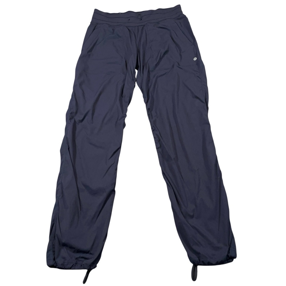Lululemon Dance Studio Pants Women's Purple Size 8 Inseam 31” No Drawstrings